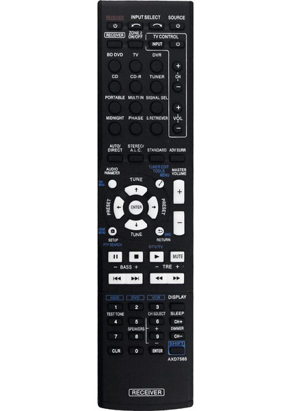 AXD7565 Pioneer VSX-324-K AXD7565 VSX-819H VSX-828-S VSX-921 Ev Sineması Ses Video Alıcı Sistemi Için Uzaktan Kumandayı Değiştirin (Yurt Dışından)