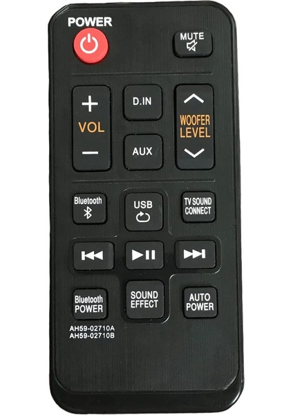 Samsung Soundbar Için Ses Çubuğu Yedek Uzaktan Kumanda HW-JM25 HW-J250 HW-JM25/ZA HW-J250/ZA HWJM25 HWJ250 (Yurt Dışından)