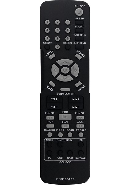 RCR192AB2 Rca DVD Ev Sinema Sistemi Için Uzaktan Kumandayı Değiştirin RT2760 RT2770 RT2870 RT2870A RT2906 RT2780R RT2910 (Yurt Dışından)