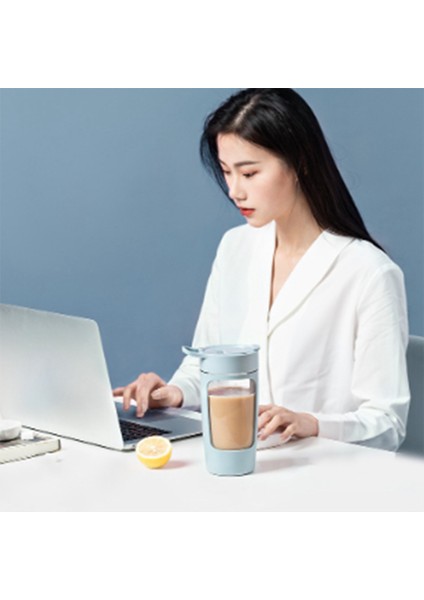 Otomatik Karıştırma Kahve Fincanı Elektrikli Çalkalayıcı Bardak Protein Büyük Kapasiteli Çalkalayıcı Bardak Sızdırmaz Noel (Mavi) (Yurt Dışından) fırsatları