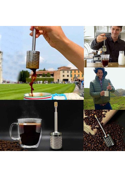 Paslanmaz Çelik Pres Kahve Filtresi Kahve Bira Kahve Filtresi Kolay Temizlenebilir Çay Makinesi (Yurt Dışından) modelleri
