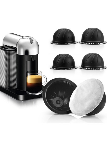 Alüminyum Kahve Kapağı, Nespresso Vertuoline Kahve Kapsülü Etiket Dolum Kahve Kapsülü Kendinden Yapışkanlı 50 Adet (Yurt Dışından) indirimleri