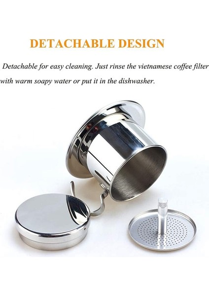 Vietnamca Kahve Filtresi Taşınabilir Kahve Basın Makinesi Yeniden Kullanılabilir Phin Demlik Süzgeç Pot Kahve Damla Brewer Manuel Kahve (Yurt Dışından) indirimleri