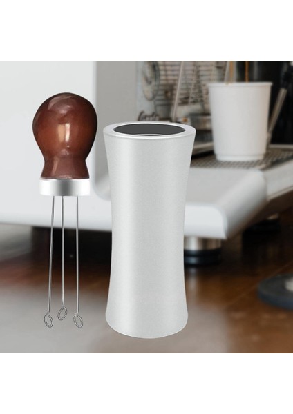 Espresso Kahve Karıştırıcı, Paslanmaz Çelik Kahve Iğnesi Dağıtıcı Dengeleyici, Ahşap Saplı Tutucu, Sekoya (Yurt Dışından) indirimleri