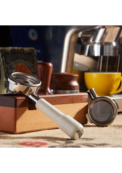58 mm Kahve Dipsiz Portafilter Ahşap Saplı Paslanmaz Çelik Kahve Filtresi E61 Espresso Makinesi Aksesuarları (Yurt Dışından) fırsatları