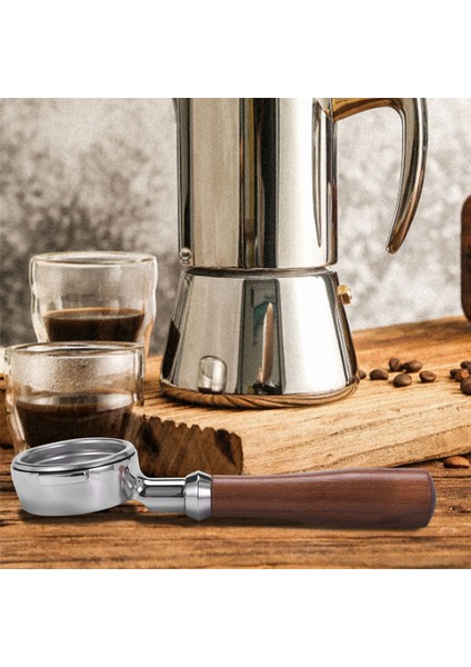 58MM Paslanmaz Çelik Kahve Makinesi E61 Hiçbir Taban Filtre Braketi Kahve Dipsiz Sap Kahve Kaşığı Ahşap Saplı Profesyonel Aksesuarlar (Yurt Dışından) fiyatları
