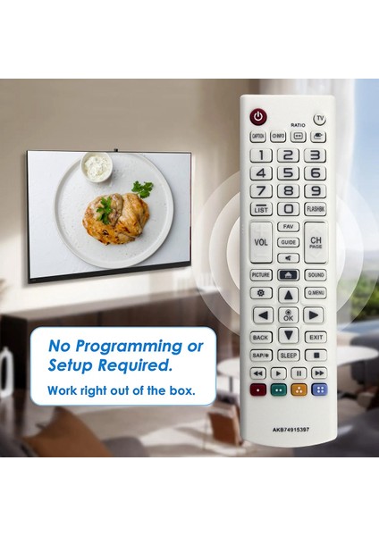 Lg Tv Için AKB74915397 Uzaktan Kumandayı Değiştirin 24LF4820 32LF595B 43UF6400 43UF6800 79UF7700 50UF8300 58UF8300 65UF8600 55UF9500 (Yurt Dışından) indirimleri