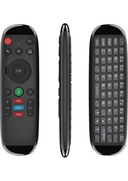 M6 Akıllı Uçan Hava Fare Kablosuz Klavye Fare Mini Ses Uzaktan Kumanda Android Dizüstü Tv Kutusu Için Arkadan Aydınlatmalı (Yurt Dışından)