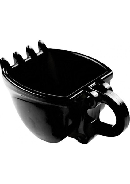 Adet Yaratıcı 330ML Ekskavatör Kovası Kalıp Bardak Kahve Kupa Su Içme Kovası Bardak Çay Mutfak Drinkware Siyah (Yurt Dışından)