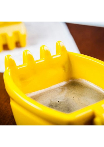 Adet Yaratıcı 330ML Ekskavatör Kovası Kalıp Bardak Kahve Kupa Su Içme Kovası Bardak Çay Mutfak Drinkware Siyah (Yurt Dışından) indirimleri