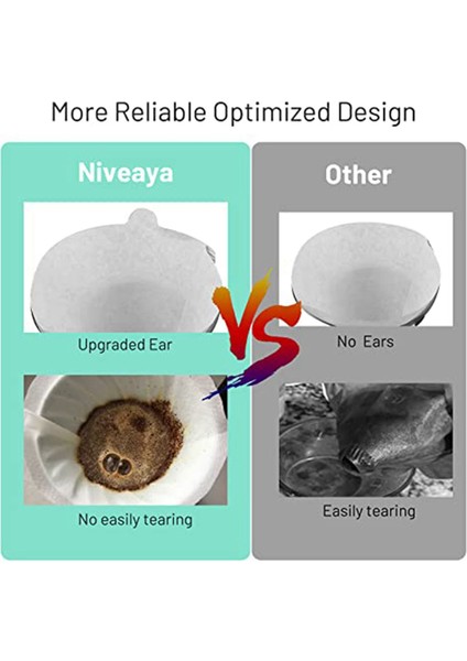 V60 Filtre Için, Koni Kahve Filtreleri, Kahve Filtresi 2 Koni Kağıdı, 2-4 Fincan, 200 Adet, Doğal Kağıt Kahve Filtresi (Yurt Dışından) indirimleri