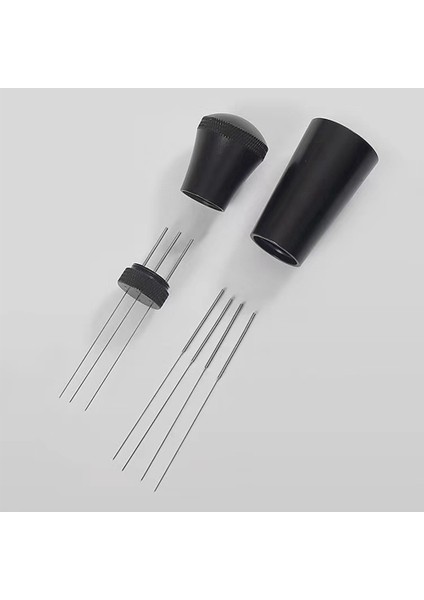 Kahve Dağıtım Aracı 0.35MM 7-Pin Espresso Blender, 8 Ek Değiştirilebilir Iğneli, Standlı Alüminyum Saplı (Yurt Dışından) modelleri