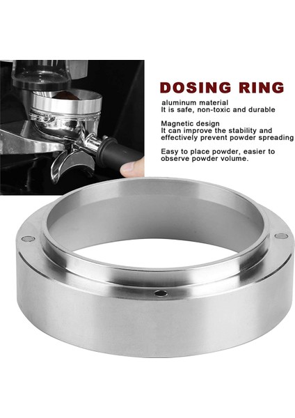 Alüminyum Manyetik Kahve Tozu Halkası Akıllı Dozaj Kasesi Huni Portafilter Aksesuarları (51MM) (Yurt Dışından) fırsatları