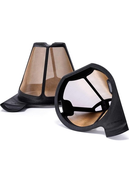 Adet Yeniden Kullanılabilir Kahve Filtreleri Ninja CF09X Kahve Barı Kalıcı Yedek Koni Kahve Makinesi Filtresi (Yurt Dışından)