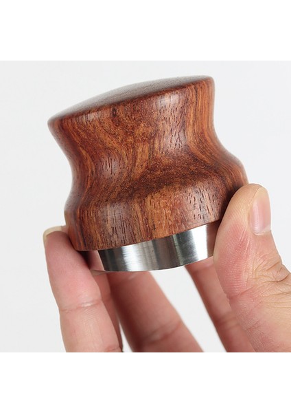 Paslanmaz Çelik Kahve Bezi Tozu Makinesi Gül Ağacı Üç Hamuru Tozu Basın Ayarlanabilir Toz Çekiç 58MM, C (Yurt Dışından) indirimleri