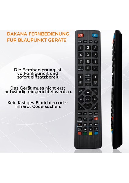 Blaupunkt Tv Için Yedek Uzaktan Kumanda Blaupunkt Tv Için Önceden Yapılandırılmış ve Hazır Evrensel Uzaktan Kumanda (Yurt Dışından) indirimleri