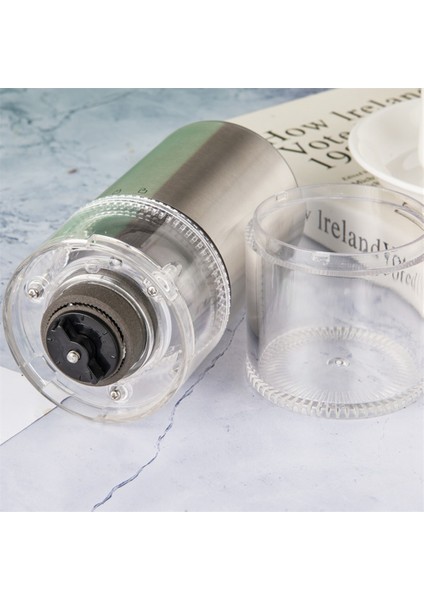 Taşınabilir Kahve Değirmeni Elektrikli USB Şarj Edilebilir Kahve Çekirdekleri Taşlama Otomatik Fasulye Öğütücü Mutfak Ev-Gümüş (Yurt Dışından) modelleri