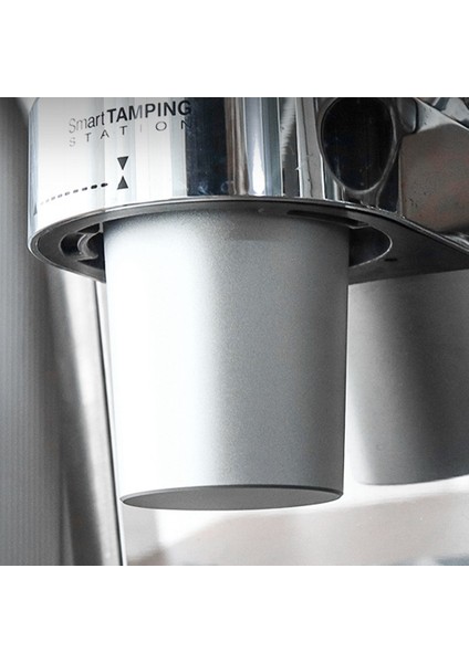Espresso Kahve Portafilter Dozaj Bardağı 51MM Delonghi Kahve Makinesi Toz Bardak Gümüş Için Uyumlu (Yurt Dışından)
