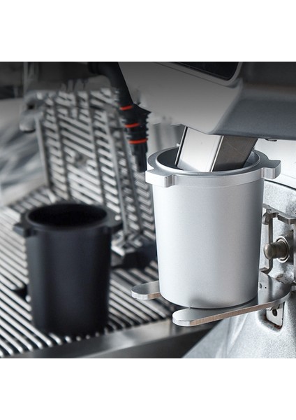 Espresso Kahve Portafilter Dozaj Bardağı 51MM Delonghi Kahve Makinesi Toz Bardak Gümüş Için Uyumlu (Yurt Dışından)