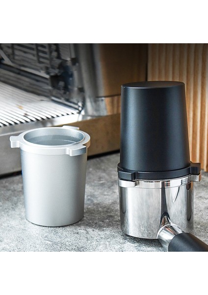 Espresso Kahve Portafilter Dozaj Bardağı 51MM Delonghi Kahve Makinesi Toz Bardak Gümüş Için Uyumlu (Yurt Dışından)