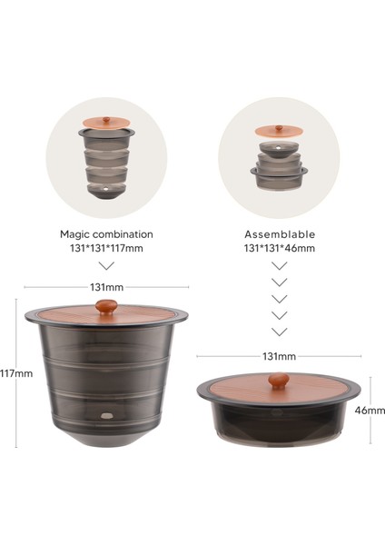 Nespresso Dolce Gusto Saklama Kutusu A Için Çıkarılabilir Eğimli Kahve Kapsülü Saklama Kutusu Şeffaf (Yurt Dışından) modelleri