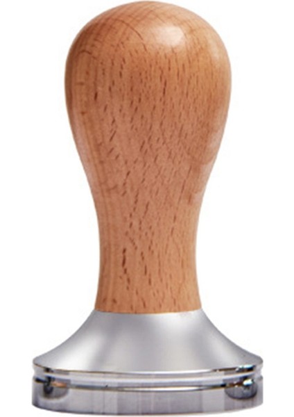 Kahve Sabotaj 53 mm Kayın Katı Ahşap Düz Taban Espresso Tozu Çekiç Barista Aracı Cafe Aksesuarı (Yurt Dışından)