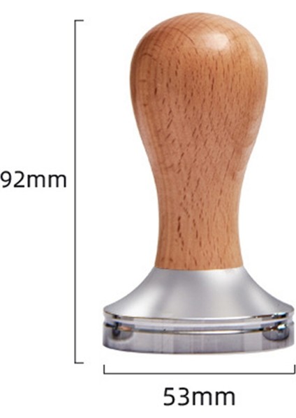 Kahve Sabotaj 53 mm Kayın Katı Ahşap Düz Taban Espresso Tozu Çekiç Barista Aracı Cafe Aksesuarı (Yurt Dışından) indirimleri
