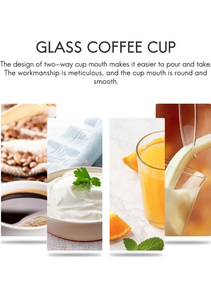 2'li Set Cam Süt Sürahisi Ikiz Borulu Dökme Kahve Krem Sos Sürahisi Barista Craft Kahve Latte Süt Köpürtme Sürahisi Sürahi (Yurt Dışından) modelleri