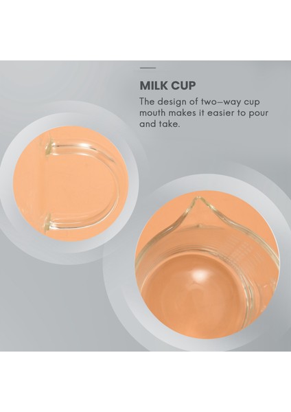 2'li Set Cam Süt Sürahisi Ikiz Borulu Dökme Kahve Krem Sos Sürahisi Barista Craft Kahve Latte Süt Köpürtme Sürahisi Sürahi (Yurt Dışından) indirimleri