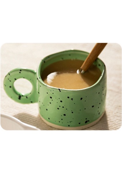 Yaratıcı Halka Kolu Seramik Kupa Şeker Renk Süt Kahve Fincanı Ofis Ev Drinkware Mikrodalga Fırın Çift Grip Bardak B (Yurt Dışından) indirimleri