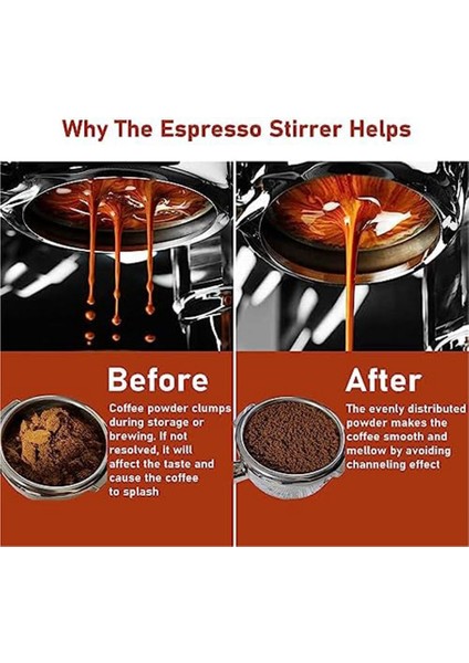 Wdt Tools Espresso Dağıtım Aracı - Breville8 Serisi Espresso Kahve Makinelerine ve 54MM Portafiltreye Uygun Standlı (Yurt Dışından)
