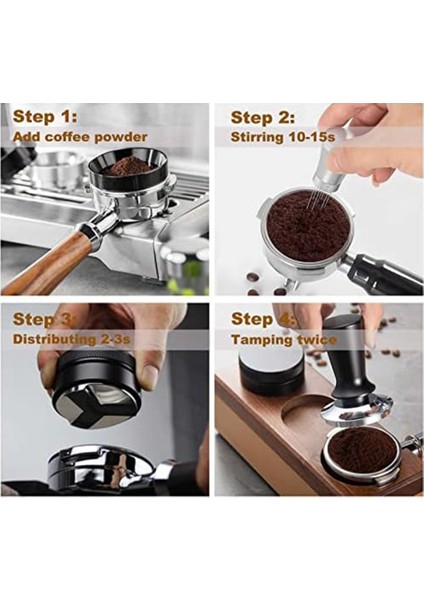 Wdt Tools Espresso Dağıtım Aracı - Breville8 Serisi Espresso Kahve Makinelerine ve 54MM Portafiltreye Uygun Standlı (Yurt Dışından)