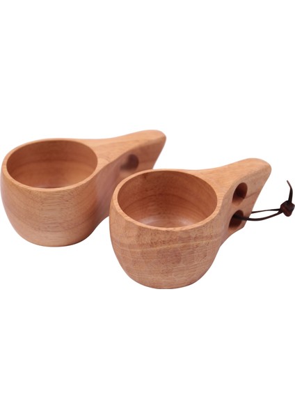 Adet Iskandinav Tarzı El Yapımı Ahşap Bardaklar Fince Geleneksel Açık 200ML Ahşap Şarap Kupaları Fil Kahve Fincanları Hediyeler Için (Yurt Dışından)