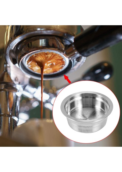 Kahve Filtreleri Paslanmaz Çelik Doldurulabilir Kahve Kapsül Bardak Bakla Tutucu Filtre Seti Lavazza A Modo Mio Jolie (Yurt Dışından) fırsatları
