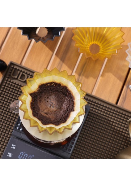 V60 Kahve Damlatıcı Cam Kahve Filtresi Barista Kahve Üzerine Dökün Şeffaf Yeniden Kullanılabilir Kahve Hunisi (Şampanya) (Yurt Dışından) fiyatları