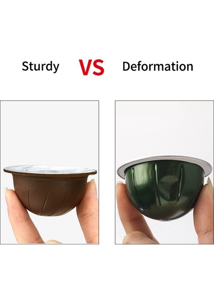 Yeniden Kullanılabilir Kahve Kapsülü Pod Nespresso Vertuoline Gca1 ve Delonghi ENV135 Doldurulabilir Filtreler Dozaj + 100 Adet Folyo Kapaklar (Yurt Dışından) modelleri