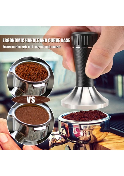 53,3 mm Espresso Sabotajı, 2'si 1 Arada Premium Barista Kahve Sabotajı ve Wdt Aracı, Paslanmaz Çelik Tabanlı Sabotaj Siyahı (Yurt Dışından) fırsatları