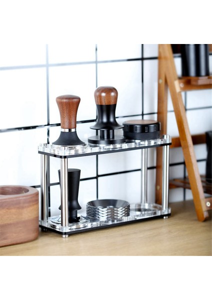 Kahve Gereçleri Depolama Rafı 51/53/58MM Sabotaj Depolama Rafı Kahve Sabotaj Depolama Tabanı (Çift Katmanlı) (Yurt Dışından) modelleri
