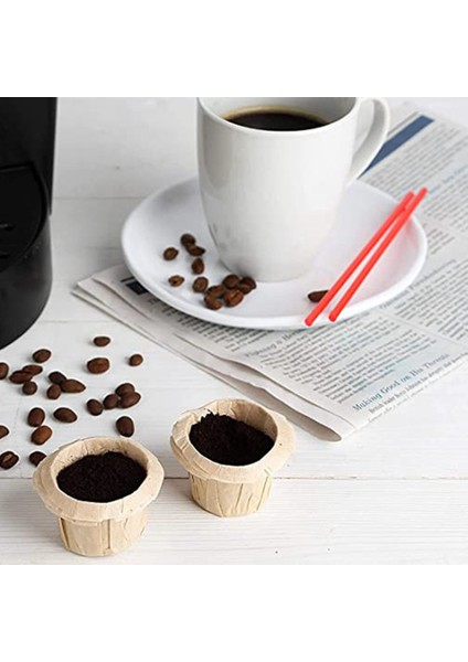 300 Adet Tek Kullanımlık K-Cup Kağıt Filtreler Keurig Tek Fincan Kahve Filtreleri Yeniden Kullanılabilir K-Cup Filtreler Için Uyumlu (Yurt Dışından) modelleri