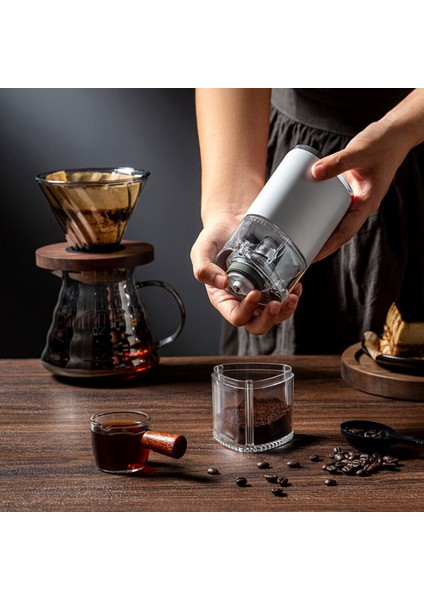 Taşınabilir Elektrikli Kahve Değirmeni Tip C USB Şarj Seramik Taşlama Çekirdek Ev Kahve Çekirdeği Öğütücü Öğütücü (Yurt Dışından) fırsatları