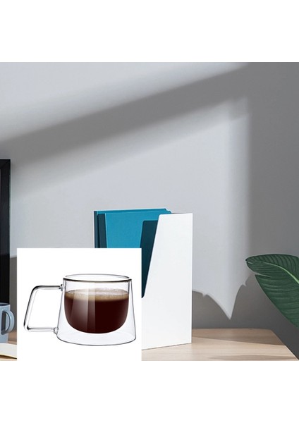 Çift Duvarlı Kahve Kupa, Saplı 2 Kahve Fincanı Seti, Bulaşık Makinesinde Yıkanabilir ve Isıya Dayanıklı, Sıcak Içecekler Için Şeffaf Kupa Için (Yurt Dışından) indirimleri