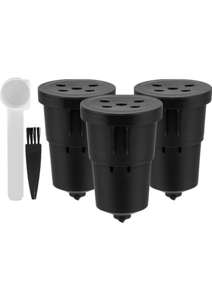 3 Adet Doldurulabilir Kahve Filtreli Fincan Yeniden Kullanılabilir Kahve Kapsülü Dolgulu Kapsül Keurig 1.0 K Fincan Kahve Makineleri ile Uyumlu (Yurt Dışından)