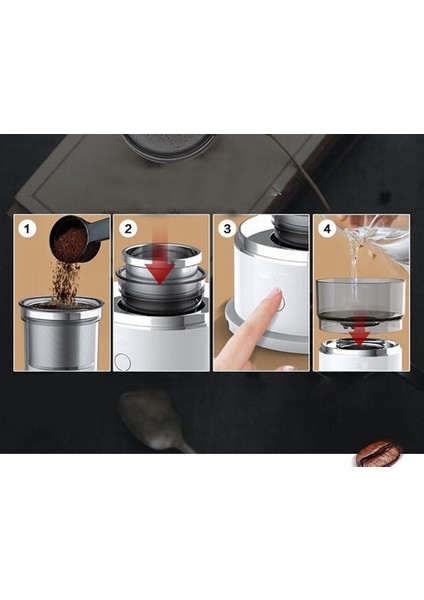 Mini Kahve Makinesi Yarı Otomatik Kahve Demleme Makinesi Manuel Damla Kahve Demleme Ekipmanları Mutfak Robotu Kahve Öğütücü (Yurt Dışından) fiyatları