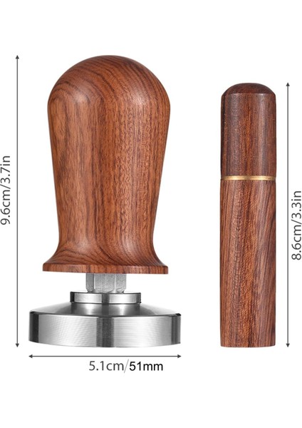 51MM Espresso Sabotaj ve Karıştırıcı Seti, Ahşap Saplı Pres ve Espresso Makinesi Aksesuarları Için Wdt Aracı (Yurt Dışından) fiyatları