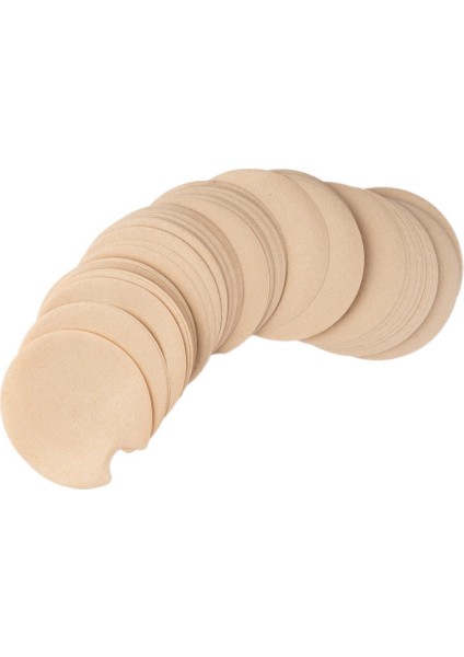 100 Adet Damlama Fincan Kahve Kağıdı Makinesi Kahve Filtre Kağıdı Fit El Dökülmüş Kahve Mutfak Pişirme Araçları Bosch Kapsül (Yurt Dışından)