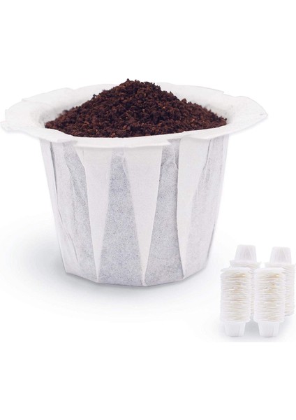 Tek Kullanımlık Kahve Filtreleri, Keurig Brewers Için 100 Adet Kahve Filtre Kağıdı Tek Servis 1.0 ve 2.0, K Fincan Filtresi Için (Yurt Dışından)
