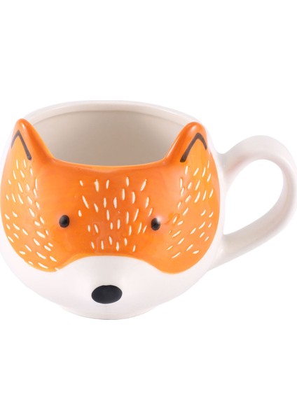 Seramik Kahve Fincanı Karikatür Tilki Şekilli Fincan Hayvan Desen Ev Mutfak Ofis Suyu Süt Bardağı (Yurt Dışından) fiyatları
