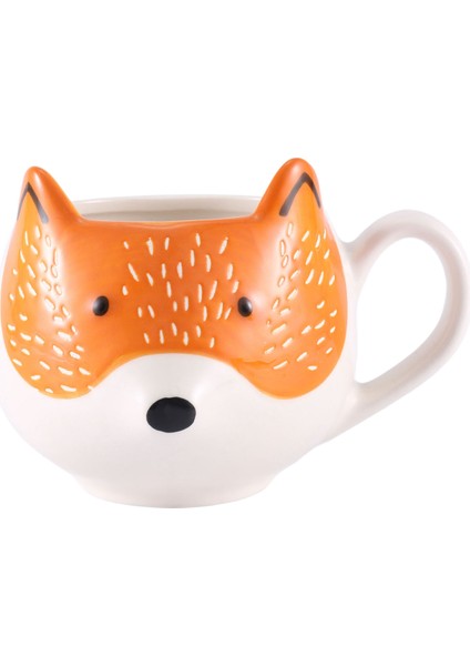 Seramik Kahve Fincanı Karikatür Tilki Şekilli Fincan Hayvan Desen Ev Mutfak Ofis Suyu Süt Bardağı (Yurt Dışından) modelleri