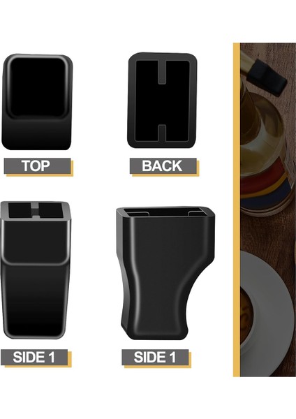 20 Adet Kahve Şurubu Pompası Ucu Kapağı Dökücü Kapağı Şurup Kapakları Siyah Kapaklar Şurup Pompası Için Uygun, Dökün Dağıtıcı (Yurt Dışından) modelleri