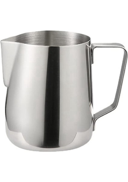Süt Sürahisi, 304 Paslanmaz Çelik Süt Bardağı Süt Köpürtme Sürahi Latte Kahve Sanatı Yapmak Için Süt Sürahi, Cappuccino 350 ml (Yurt Dışından)